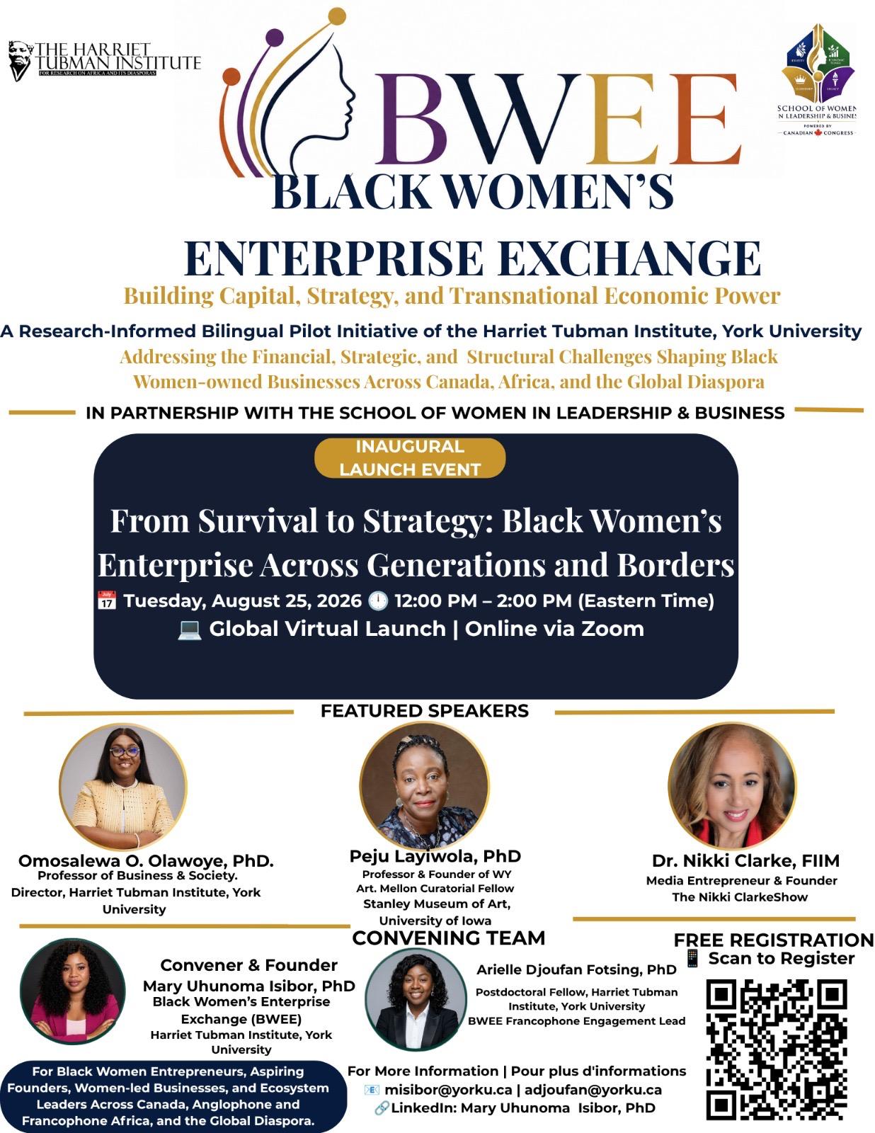 Black Women's Enterprise Exchange launch